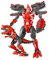 Jurassic Dino Bot Mech - Verwandelbarer Tyrannosaurus & Triceratops Roboter - Kinder Spielzeug