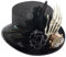 Vintage Zylinder Hüte Vintage Steampunk Filz Zylinder Hut Unisex Cosplay Filzhut Gothic Kostüme für Halloween Karneval Partys