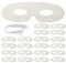 HEMOTON 40 Stück Blanko Bemalen Masken Halloween Maske Leere Blankomasken Masken für Kinder Kindermasken Maske mit Elastischen Seil zum Kindergeburtstag