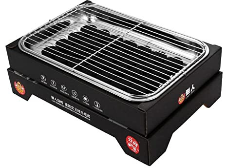 Barbecue a carbonella – Barbecue a carbonella in acciaio inox, monouso, a carbonella, per barbecue da campeggio all'aperto