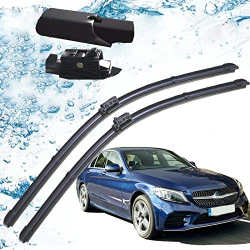 Auto Front Wischer Klingen Pinsel Cutter Auto Zubehör Für Mercedes-Benz C-Klasse W205 C-Klasse C180 C200 C220 C250 C300 2015~2020 Scheibenwischer