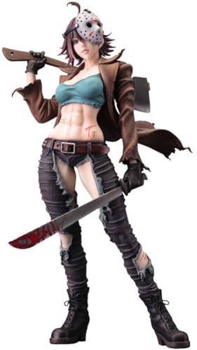 Xinnice Jason Voorhees Action Figure Freddy Krueger Figur Classic Horror Character Modell PVC Sammlerstück Statue Heimdekorationen Geschenke für Fans