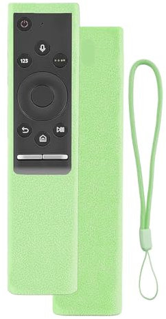 KEMUZ Custodia Telecomando per Samsung BN59 - Cover Protettiva Antiurto e Antiscivolo, Silicone Durevole per TV, 1 Pezzo (Compatibile con Telecomandi a Pannello Dritto)