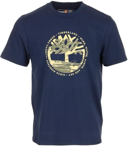 Timberland Tree Logo Lake House Gr Navy, Herren T-Shirt - XL