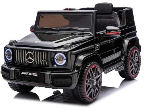 LALAHO Voiture électrique pour Enfants G63 12V Véhicule Electrique Noir