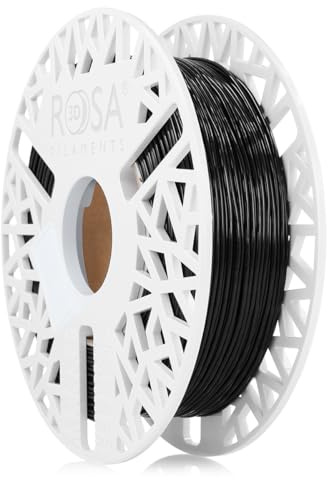 ROSA3D TPU Filament 1.75 mm für 3D Drucker, Schwarz Spule 0,5 kg, Flex 85A