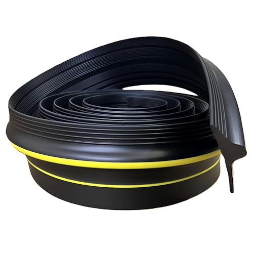 Garage Door Seal Strip, 6m Universal Garage Door Seals 25mm Thickness Bottom Rubber Waterproof Strip Garage Door Seal Strip Threshold Seal