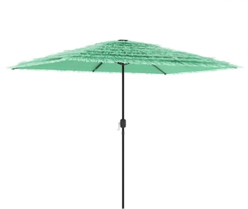 Yisssmeng Parasol de Jardin Droit avec Manivelle Vert 288x288x225 cm