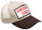 Chiccheria Brand Trucker Cap, mit Frontpatch, Beige-Braun