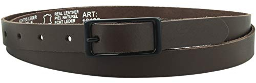 Ledergürtel echt Leder, 2 cm breit, Damen Gürtel, Hüftgürtel, Jeansgürtel, Damengürtel, Casual, schmal, Schnalle, Jeans, Vascavi, Made in Germany