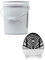 Detailmate professionelles Wasch Eimer Set: Magic Bucket Wascheimer 5 GAL (ca. 20 Liter), GritGuard Schmutz Einsatz weiß, GritGuard Washboard schwarz