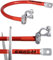 EBROM Cavo per batteria (auto) con morsetto polo (+) connettore destro, 70 mm² rosso, pronto da assemblare + tubo termoretraibile, a partire da 30 cm fino a 2 metri, occhielli ad anello