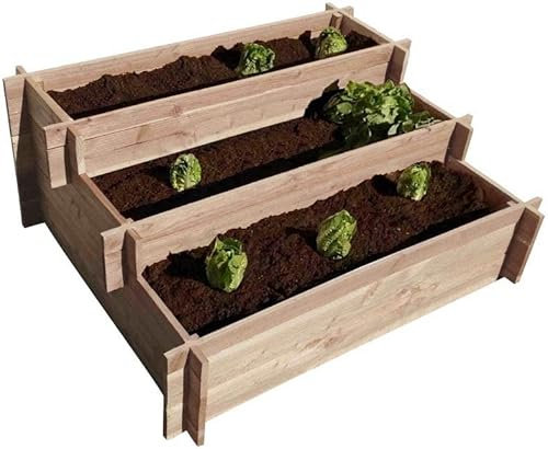 Carré Potager 3 étages en Bois de Douglas