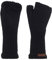 KNIT FACTORY - Cleo Handstulpen - Fingerlose Handschuhe - Gestrickte Handschuhe für Winter - Damen Handstulpen aus Wolle - Hochwertige Qualität - Schwarz