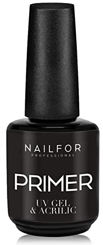 NAILFOR UV-Gel-Grundierung für halbpermanenten Nagellack und professionelle Nagelmodellage, säurefrei, 15 ml