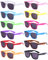 Eyegla 12 Stücke Bunte Neon Party Sonnenbrillen Set Vintage Coole Lustige Party Brillen Für Damen Herren