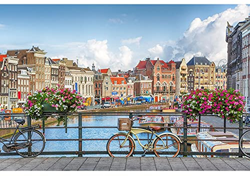 Afternoon in Amsterdam City 1000 Piece Jigsaw Puzzle