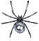 XCSM Vintage Brosche für Frauen Mädchen Spinne Schwarz Kubikzircon Nachgeahmte Perle Broschen Sonnenförmige Brosche Weibliche Schal Clip Corsage Revers Schmuck Halloween Kleidung Zubehör