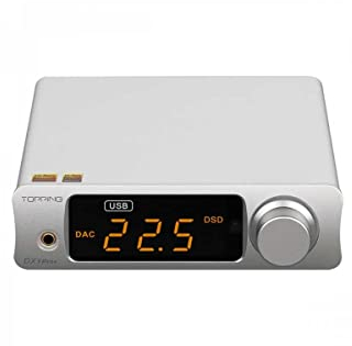 TOTAUDIO Topping DX3 Pro+ Bluetooth Kopfhörerverstärker (Silber)