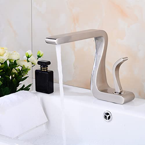 YHSGY Badezimmer Wasserhahn Waschbecken Kran Badezimmer Schlange Wasserhahn Waschbecken Mischer Badezimmer Wasserhahn Wasserhahn Messing Mischer