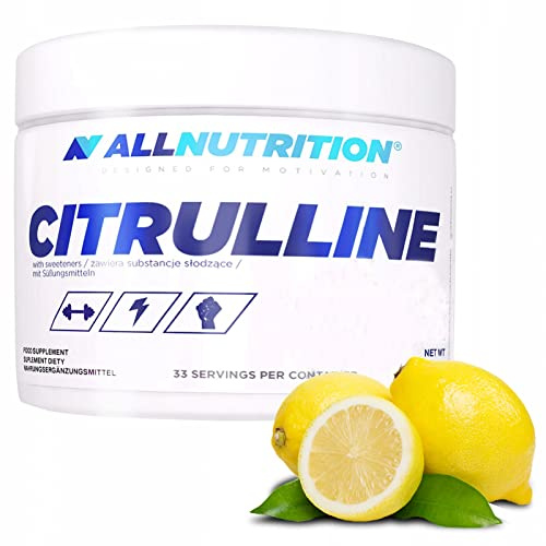 ALLNUTRITION Citrulline | 200g je Behälter | Aminosäuren L-Citrulline pump Kraftsport Body Building | Nahrungsergänzungsmittel (Lemon)