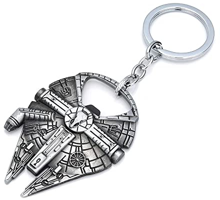 Multibao Marvel Avengers Metal Keyring Keychain Pendant Star Wars Millenium Falcon Bottle Opener