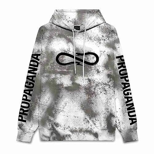 PROPAGANDA Hoodie Stonewash Classic White (as6, Alpha, x_l, Regular, Regular, XL)