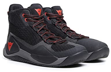 DAINESE, Atipica Air 2 Shoes Uomo, Black Red Fluo, 44 EU