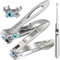 Toenail Clippers for Seniors Thick Toenails - 16mm Wide Jaw Opening Nail Clippers for Men Thick Nails, Toe Nail Clippers for Thick Nails Professional Nail Cutter with Catcher