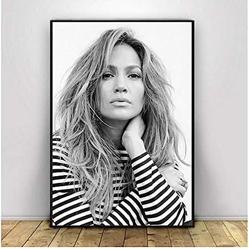 Poster Jennifer Lopez Star Poster Foto Porträt Bilder Wand Kunst Leinwand Malerei Poster Und Drucke Home Decor 50X70Cm Kein Rahmen