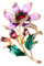 Spilla di Cristallo con Strass Abito con corpetto di giglio con bouquet dipinto di spilla di diamanti con fiori che gocciolano olio viola