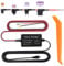 Akozon Dashcam-Hardwire-Kit, Mini-Micro-USB-Hardwire-Kit, 12–30 V, 5 V/2,5 A, Hardwire-Kit, Niederspannungsschutz, Auto-Dash-Kamera-Ladegerät, Netzkabel für Dashcam, (Micro)