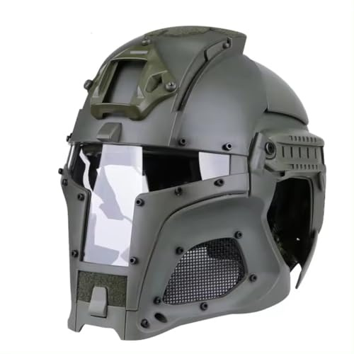TS TAC-SKY ABS Medieval Iron Warrior Helmet Modular Helmet For Outdoor Activities Movie Props(HL-97-OD)