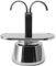 Cafetera Italiana de Doble Cabeza de Acero Inoxidable Moka Pot de 2 Tazas para una Preparación Rápida en Casa