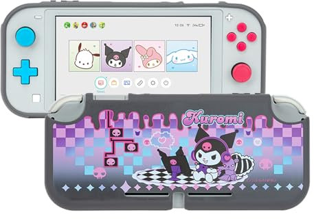 Kuitmor Protective Case for Switch Lite,Anti-Scratch Hard PC Protective Shell,Cute Cartoon Character Cover Case Compatible with Switch Lite 2019 (Purple)