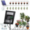 Biling Solar Drip Irrigation System Kits, 15M 3.5W 400 ml/min Solar Automatic Watering System for Plant, Multi-Modes Self Watering System for Plants Drip Feeders Plants Garden, Greenhouse, Terrace