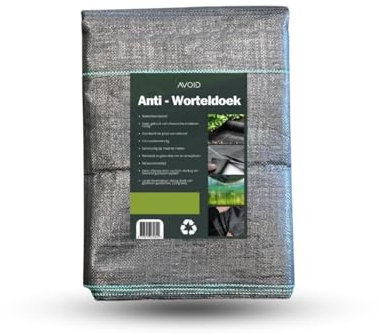AVOID Toile de Paillage - Bache pour Jardin Anti Mauvaise Herbe, Paillage Plante Exterieur, Geotextile Anti Repousse - Résistant aux Déchirures, Perméable à l'eau, Anti-UV, 110 GR/m² (2x30m)