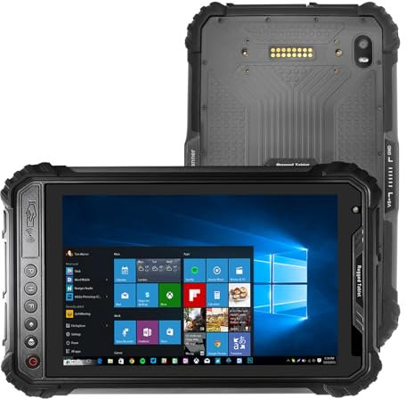 Breloom ST9-J Rugged Tablet, 8 pulgadas Windows 11 Pro Industrial Tablet Intel N5100, 8 GB+256 GB, IP65 impermeable, 5000 mAh, 4G LTE/WiFi/BT 4.2/NFC/GPS (edición estándar)