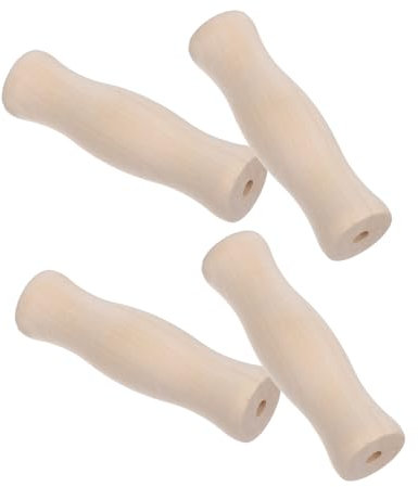 Gatuida 4 Pièces Poignées de Barbecue Lot de Accessoires pour Griller Remplacement Ergonomique pour Prise Confortable Sûre Lors de Grillades Extérieur