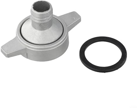 GLFLOW Water Pump Connector with Rubber Gasket for 1 3 Inch Aluminum Pipe Systems (2 inch to 1 inch)