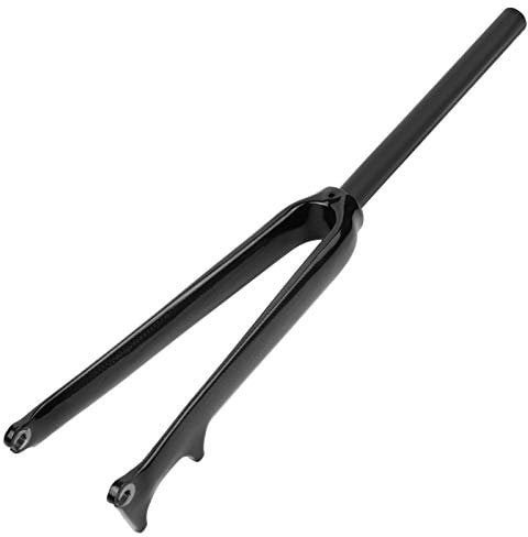 SPYMINNPOO Carbon Road Fork Full Carbon Bike Fork 700C 28.6mm Steerer 300mm with 350mm Vane/Wing for Road Bike Ultralight High-Strength Fiber