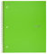 Five Star Spiral Notebook, 5 Subject, Wide Ruled Paper, 200 Sheets, 10-1/2 x 8, Lime (73204)