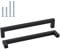 15 Stück Schwarz Möbelgriff Edelstahl Stangengriff Relinggriffe LSJ12BK224 Bohrlochabstand 224mm Küchengriff Schrankgriffe Schubladengriffe Quadratischer Griff