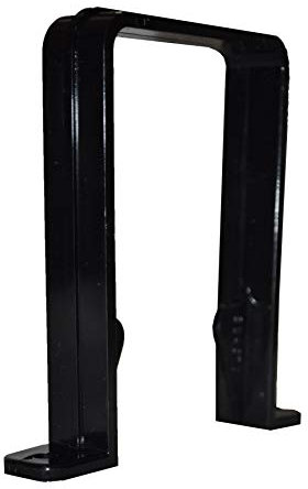 Square Downpipe Bracket - Black - Pack of 5