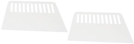 New Lon0167 2pcs 5' En vedette 'large décapant efficacité fiable en plastique trapézoïdal décapant pour peinture papier peint grattoir mastic blanc(id:fbd 34 2f 90b)
