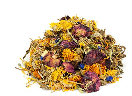 Mr. Crumble Blüten-Kräuter-Mischung 1kg – Getreidefrei - 100 % Pflanzenpower für Kaninchen, Degus & Nagetiere – mit viel Rohfaser – Ohne Zusatzstoffe – Naturnahe Tiernahrung
