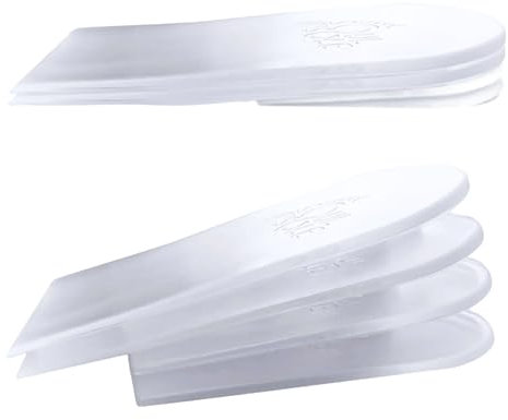 Rehausseurs de talon réglables Talonette Gel Silicone,Semelles Chaussures Gel,Augmenter Semelles Intérieures