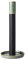 BITZ Küchenrollenhalter, Rollenhalter aus Steingut, Stehend, Höhe 28 cm, Grün