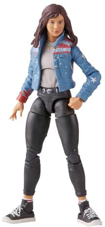 Marvel Legends Series America Chavez Action Sammelfigur (15 cm) Cinematic Universe 2 Accessoires und 1 Build-A-Figure Element