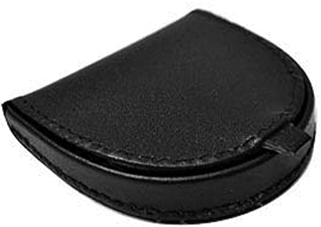 Charmoni - Porte Monnaie - Portefeuille - Multi Poches - en Cuir véritable - pour Homme (Noir)